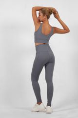 Bộ Đồ Tập Gym Yoga Nữ UNIQ Cool Peel - Áo Nhún Ngực & Quần Legging Cạp Cao