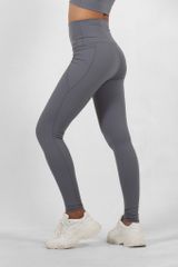 Quần Legging Gym Yoga Nữ UNIQ Cool Peel Cạp Cao Có Túi