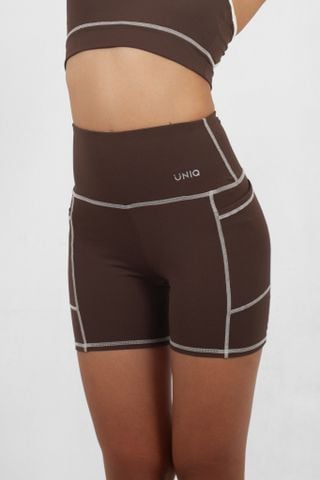 Quần Legging Đùi Gym Yoga Nữ UNIQ Cool Peel Cạp Cao