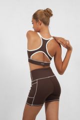 Áo Tập Gym Yoga Nữ UNIQ Cool Peel Cổ Tim Lưng Chữ X Viền