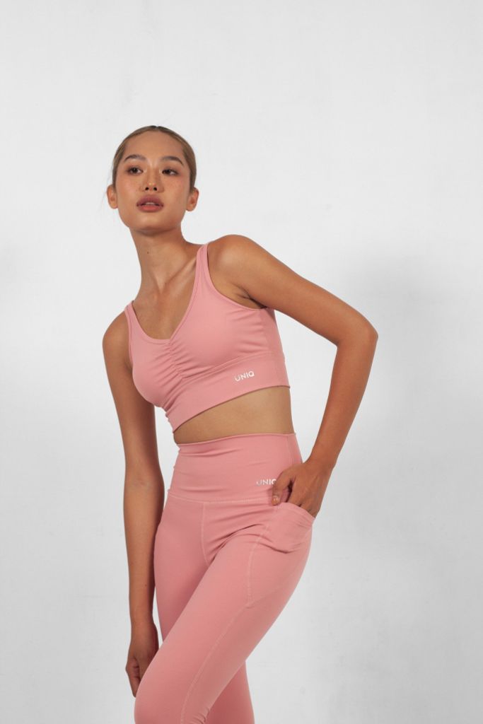 Áo Tập Gym Yoga Nữ UNIQ Cool Peel Nhún Ngực