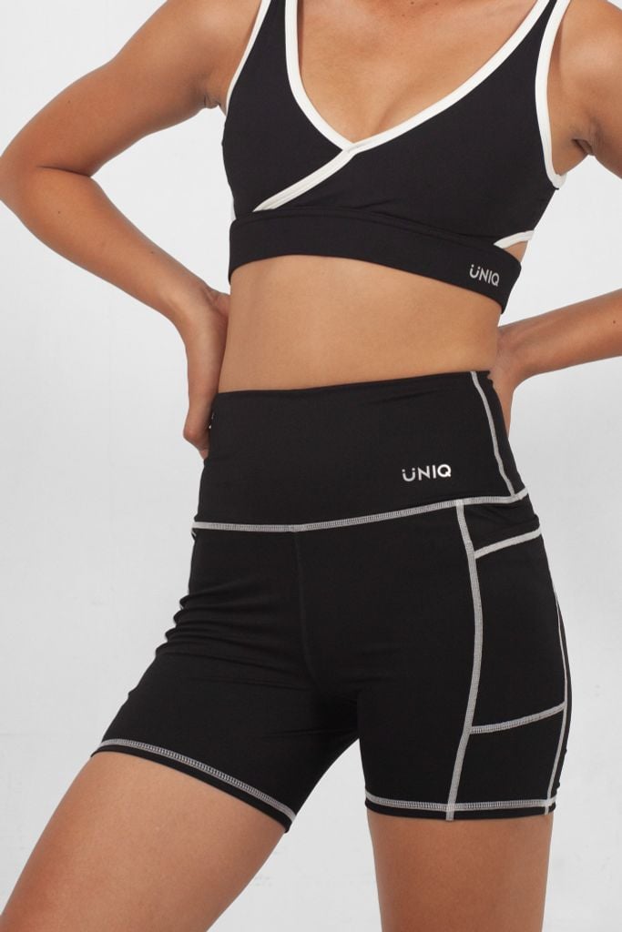 Quần Legging Đùi Gym Yoga Nữ UNIQ Cool Peel Cạp Cao