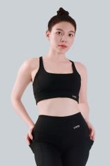 Áo Tập Gym Yoga Nữ UNIQ Cool Peel Cổ Vuông Lưng Đan Xéo Chữ X