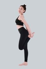 Bộ Đồ Tập Gym Yoga Nữ UNIQ Cool Peel - Áo Cổ Vuông Lưng Chữ X & Quần Legging Cạp Cao