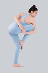 Jumpsuit Dài Gym Yoga Nữ UNIQ Cool Peel Khoét Lưng Chữ X