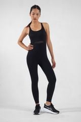 UniqFit Set Jumpsuit Dài Cool Peel  Đen Đỏ