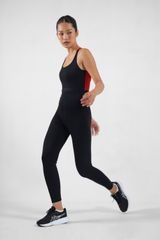 UniqFit Set Jumpsuit Dài Cool Peel  Đen Đỏ