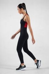 UniqFit Set Jumpsuit Dài Cool Peel  Đen Đỏ