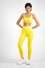 UniqFit Quần Legging Basic UNIQ Cool Peel Cạp Vừa Vàng