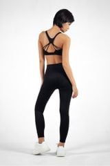 Bộ Đồ Tập Gym Yoga Nữ UNIQ Cool Peel - Áo Spider & Quần Legging Cạp Chéo