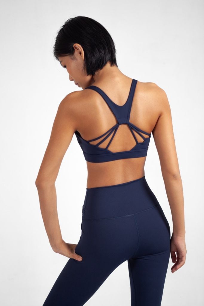 Bộ Đồ Tập Gym Yoga Nữ UNIQ Cool Peel - Áo Spider & Quần Legging Cạp Chéo