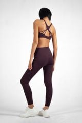 Bộ Đồ Tập Gym Yoga Nữ UNIQ Cool Peel - Áo Spider & Quần Legging Cạp Chéo