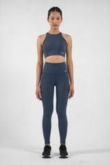 UniqFit Quần Legging Cạp Cao Nữ Cool Peel Xanh Navy