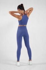 Bộ Đồ Tập Gym Yoga Nữ UNIQ Cool Peel - Áo Cổ Cao & Quần Legging Cạp Cao