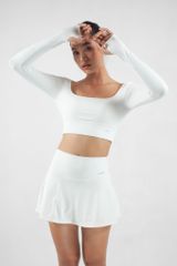 UniqFit Váy Tennis Cool Peel Trắng