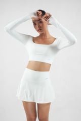 Áo Tập Gym Yoga Nữ UNIQ Cool Peel Tay Dài Xỏ Ngón