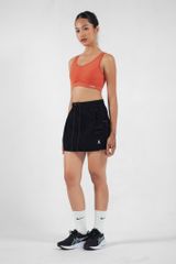 UniqFit Áo Tập Nữ Cool Peel Nhún Ngực Vàng Cam