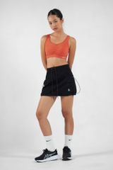 UniqFit Chân Váy Kaki Ngắn  Bo Gấu Đen