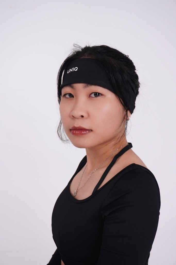 Băng Đô Thể Thao UNIQ Thâm Hút Mồ Hôi Thêu Logo