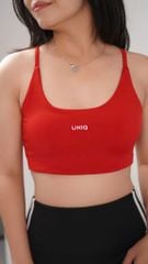 Áo Tập Gym Yoga Nữ UNIQ Cool Peel Hai Dây Lưng Đan Chéo