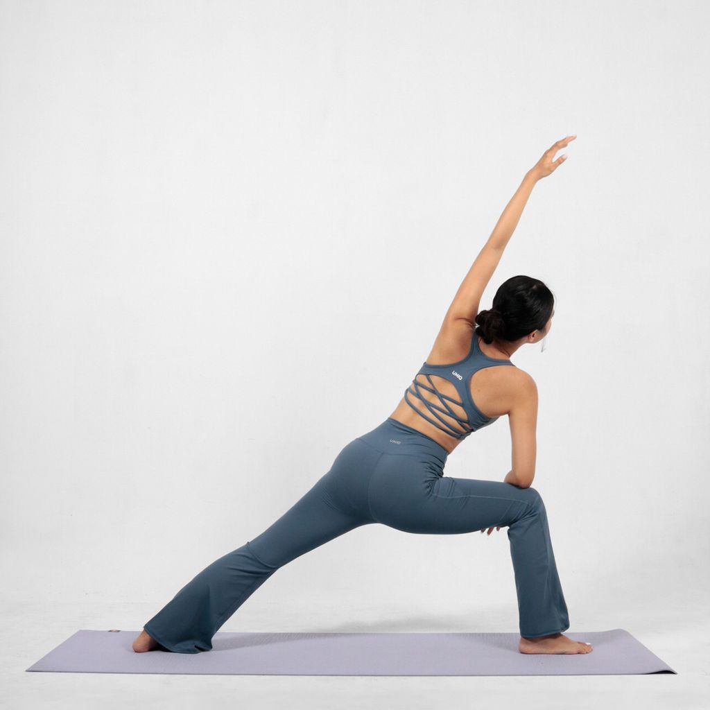 Quần Legging Gym Yoga Nữ UNIQ Cool Peel Cạp Cao Ống Loe