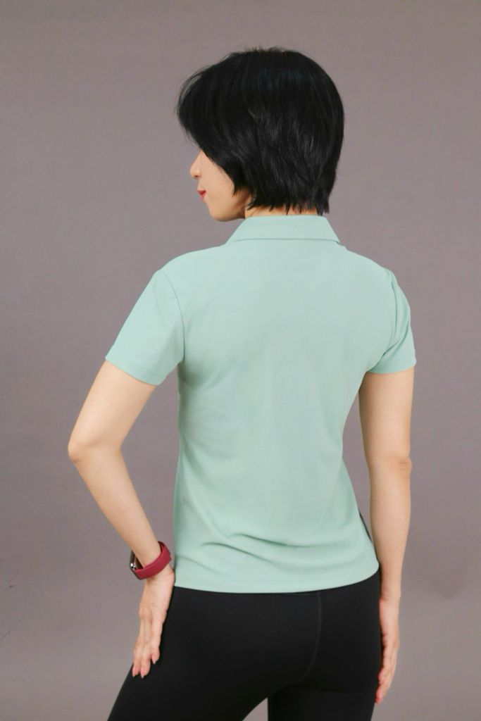 Áo Thun Polo Thể Thao Nữ UNIQ Basic Chất Vải Cotton Mềm Mịn In Thêu Logo