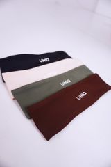 Băng Đô Thể Thao UNIQ Thâm Hút Mồ Hôi Thêu Logo