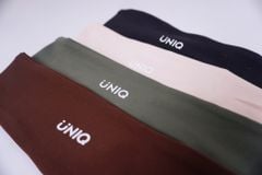 Băng Đô Thể Thao UNIQ Thâm Hút Mồ Hôi Thêu Logo