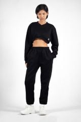 Quần Jogger Nữ UNIQ Vải Nỉ Ống Vừa