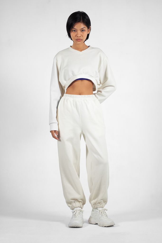 Quần Sweatpant Nữ UNIQ Vải Nỉ Ống Rộng