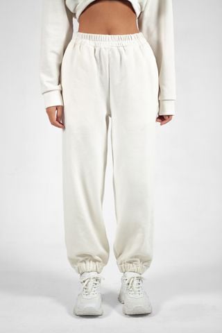 Soft Puffer Pant White