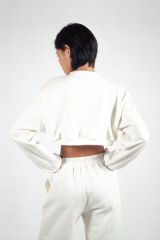 Áo Croptop Nữ UNIQ Vải Nỉ Cổ Chữ V