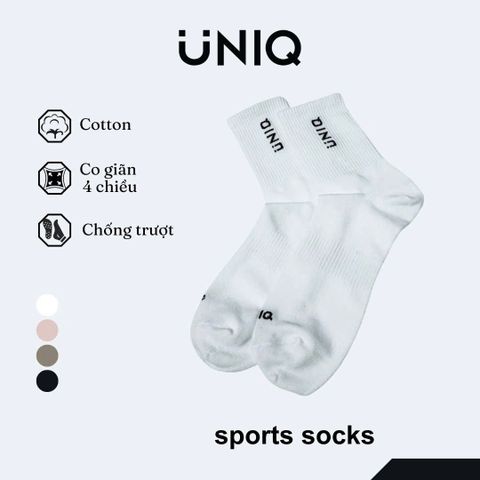 Tất Thể Thao UNIQ Cổ Cao Mềm Mại Thoáng Khí