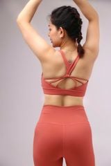 Bộ Đồ Tập Gym Yoga Nữ UNIQ Cool Peel - Áo Spider & Quần Legging Cạp Chéo