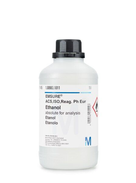  Ethanol tuyệt đối EMSURE® dùng cho phân tích, đáp ứng tiêu chuẩn ACS,ISO,Reag. PhEur 