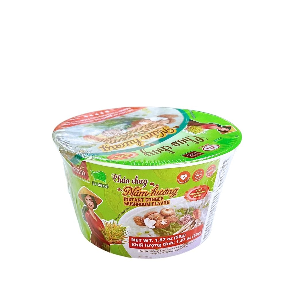  Cháo chay nấm hương - Simply Food 