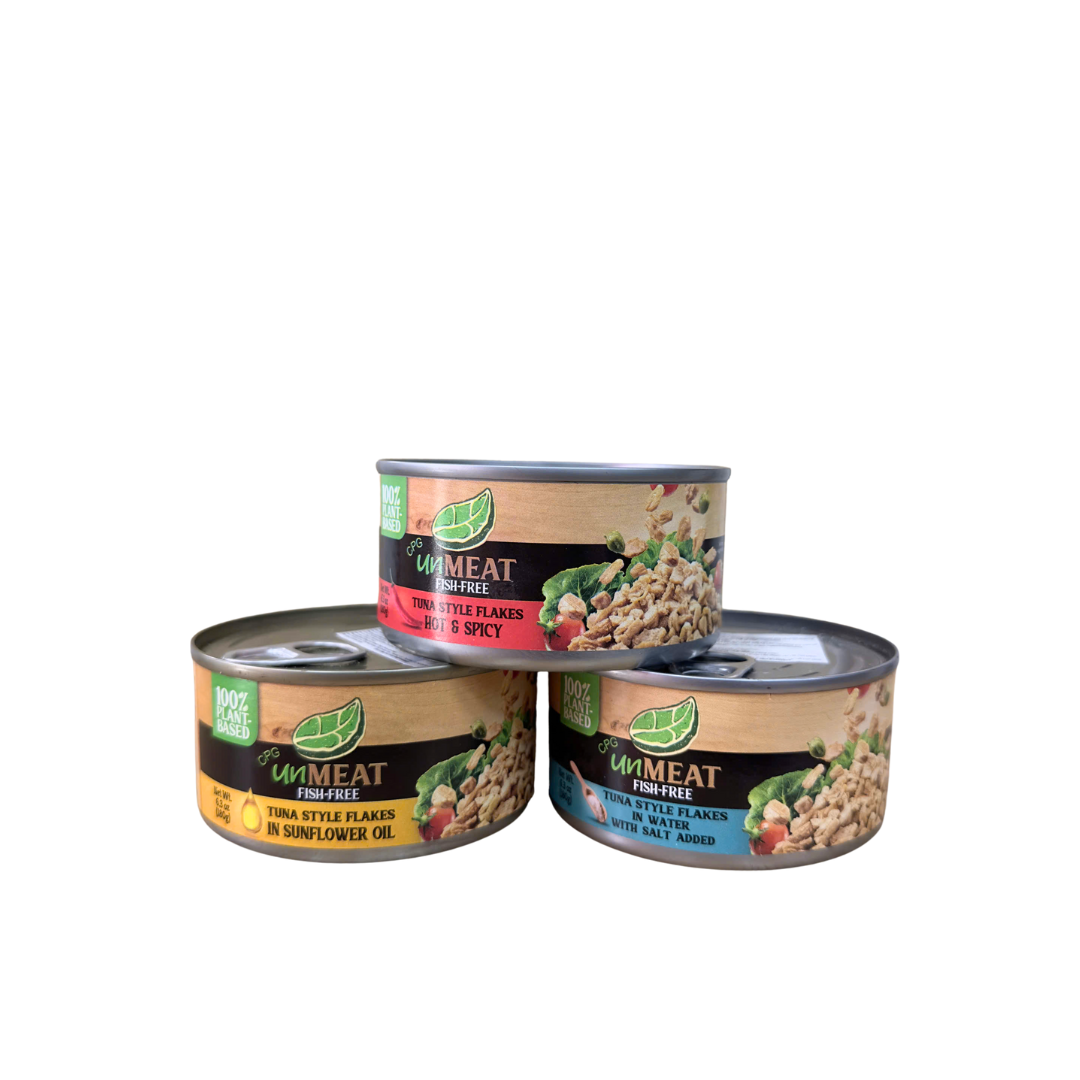  Combo 3 hộp mix 3 loại cá ngừ chay - Unmeat 