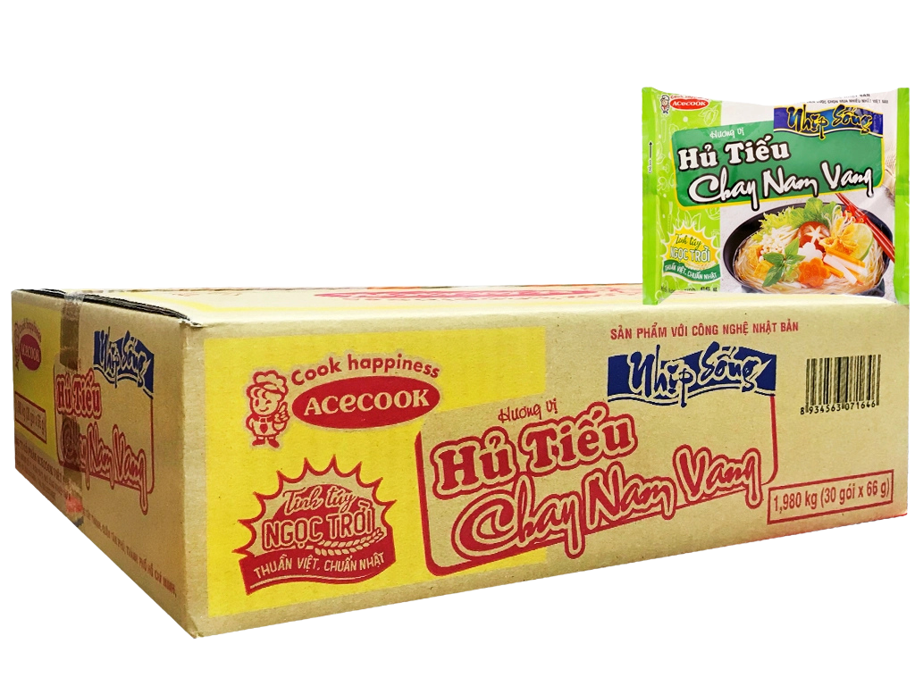  Thùng 30 Gói Hủ Tiếu Chay Nam Vang - Nhịp Sống 