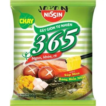  Mì 365 Súp Miso Chay - Nissin 