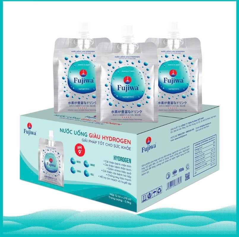  Nước Uống Fujiwa Giàu Hydrogen Cao Cấp - Fujiwa 