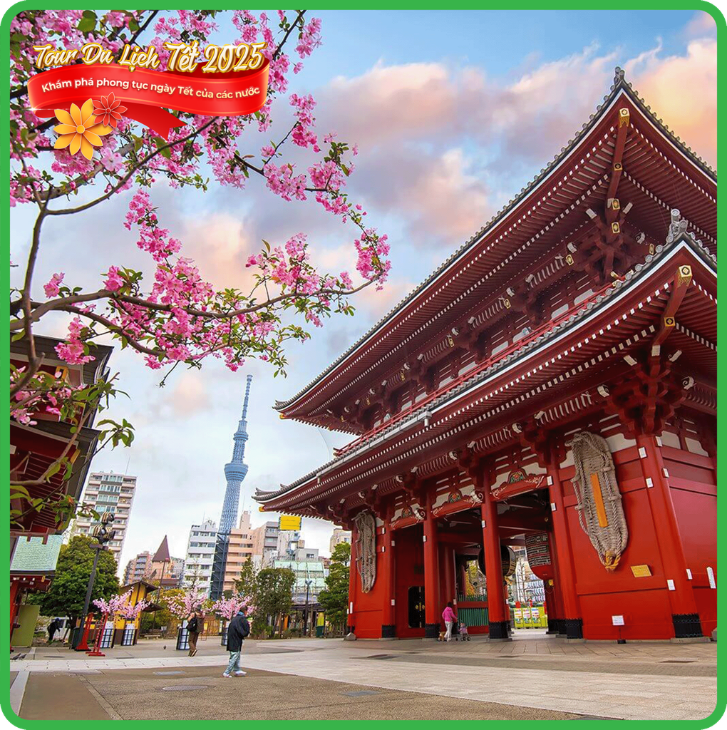 Tour Tết du lịch Nhật Bản Tokyo - Fuji 5 ngày 4 đêm