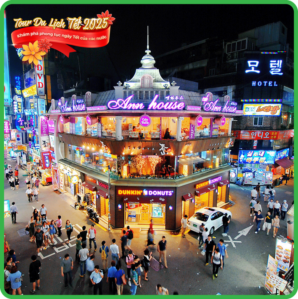 Du lịch Hàn Quốc 4N4Đ