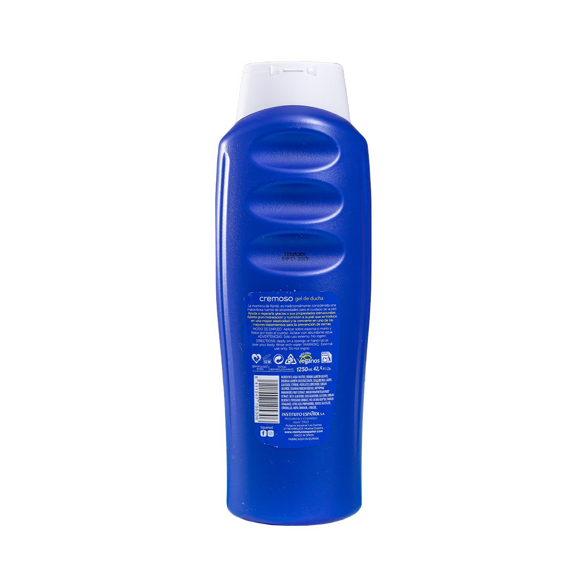  Gel tắm Bơ Hạt Mỡ hỗ trợ cấp ẩm sâu, mềm mịn da Instituto Espanol Cremoso Shower Gel 1250ml 