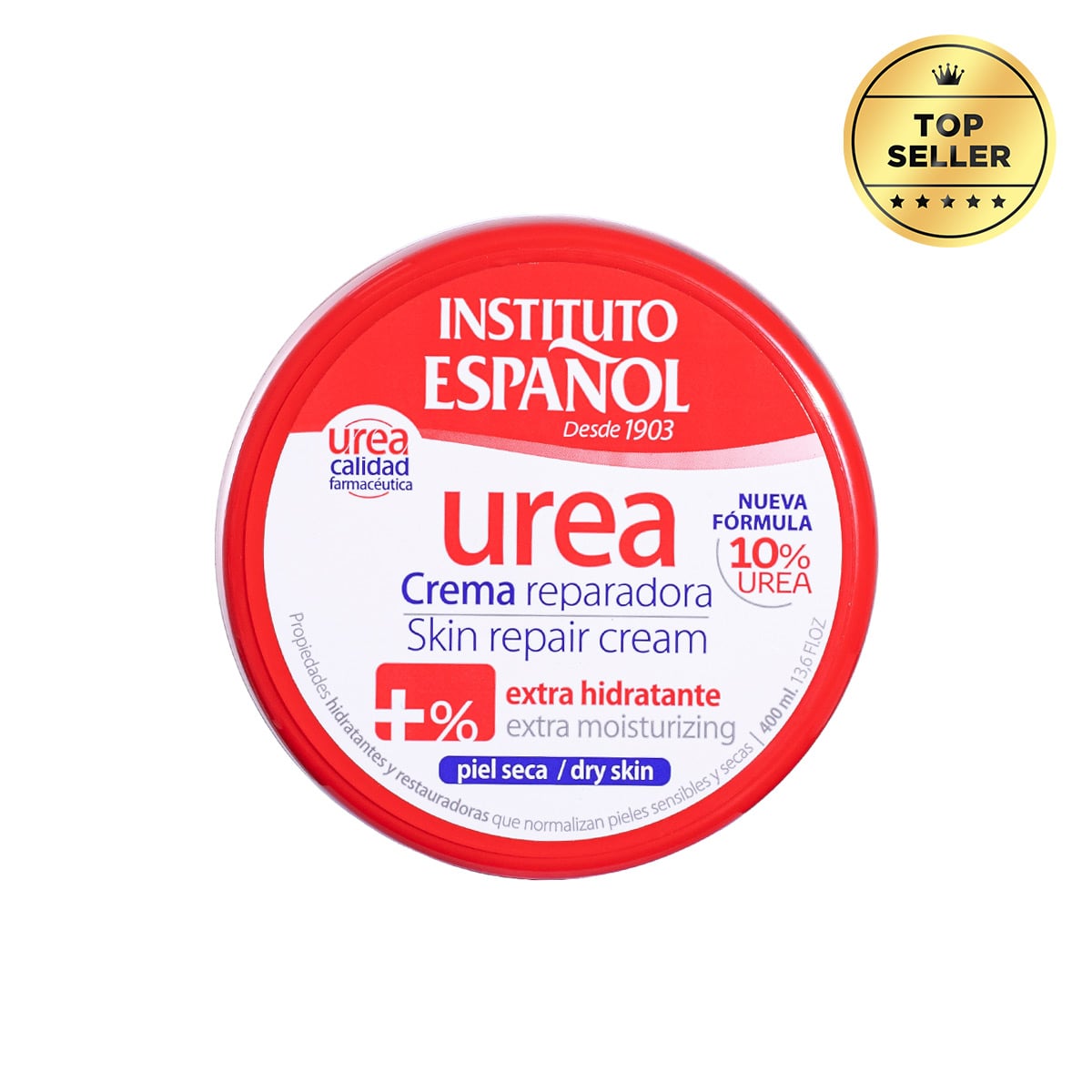  Kem dưỡng thể hỗ trợ dưỡng ẩm, làm mịn cho mọi loại da  Instituto Espanol 10% Urea Crema Reparadora Extra Hidratante 