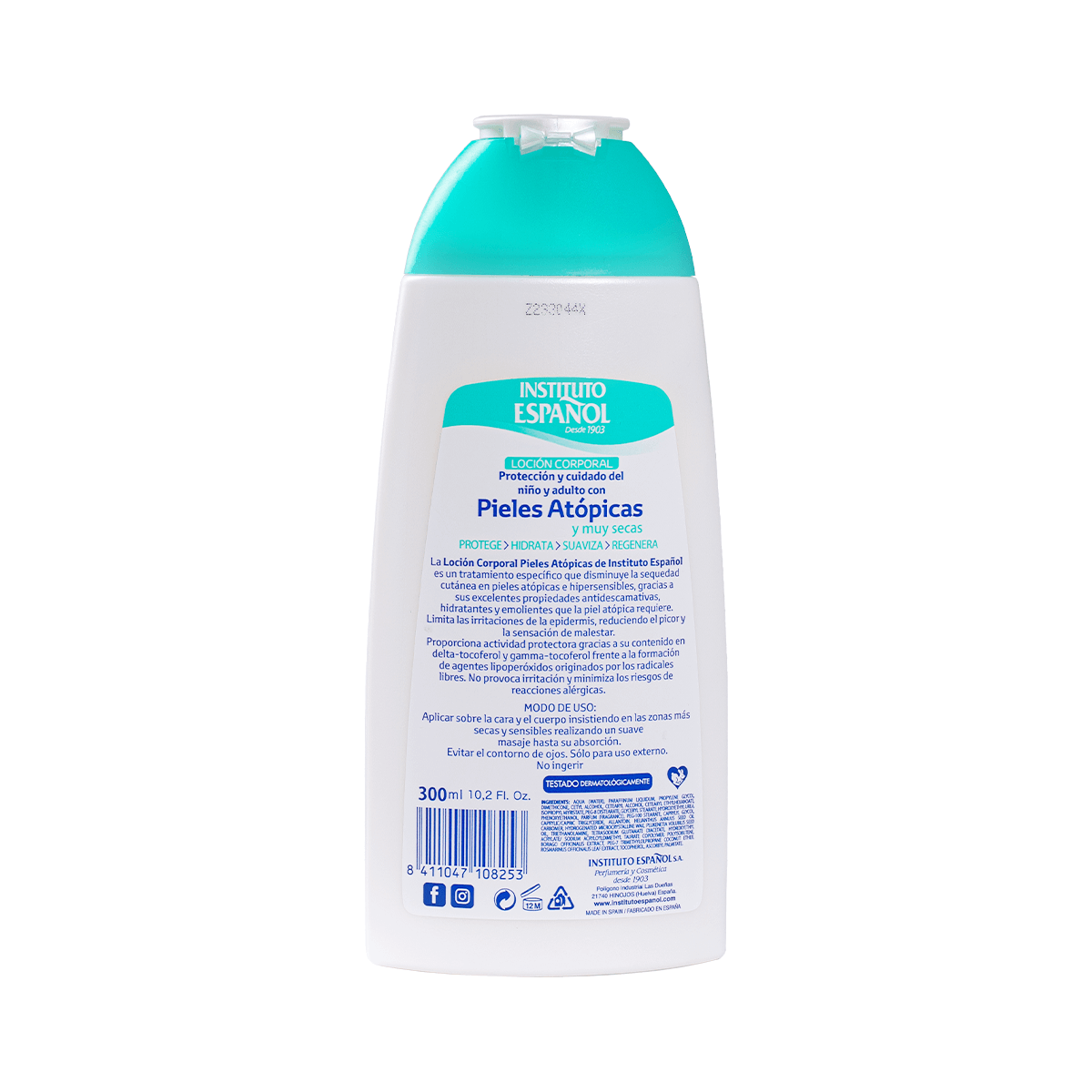  Sữa Dưỡng Thể Hỗ Trợ Cấp Ẩm, Làm Mịn Cho Da Nhạy Cảm Instituto Espanol Pieles Atopic Lotion 300ml 