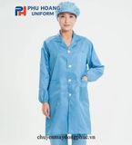  ÁO PHÒNG SẠCH CHỐNG TĨNH ĐIỆN 004 