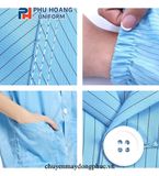  ÁO PHÒNG SẠCH CHỐNG TĨNH ĐIỆN 004 