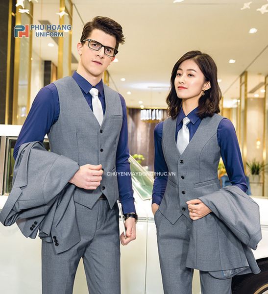 Áo gile đồng phục
