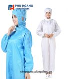  BỘ ĐỒ PHÒNG SẠCH CHỐNG TĨNH ĐIỆN LIỀN MŨ 001 