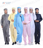  ĐỒNG PHỤC CHỐNG TĨNH ĐIỆN NGÀNH THỦY SẢN 002 